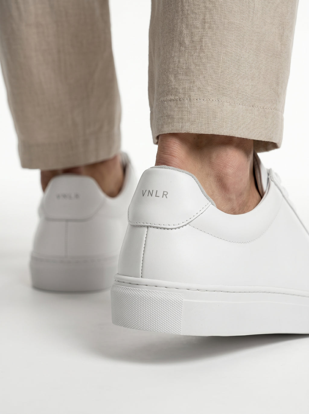 Wit leren Novara loafer