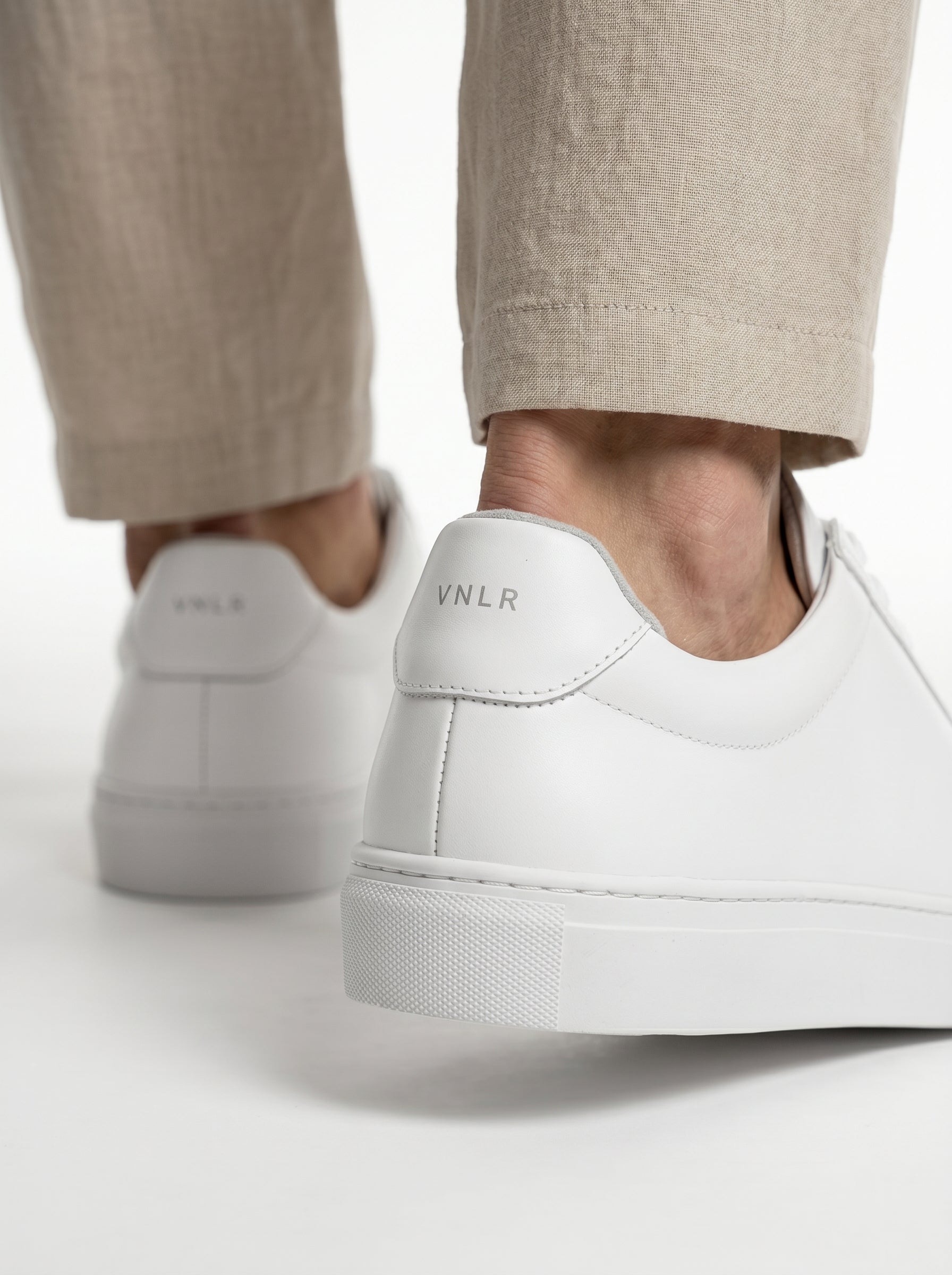 Wit leren Novara loafer
