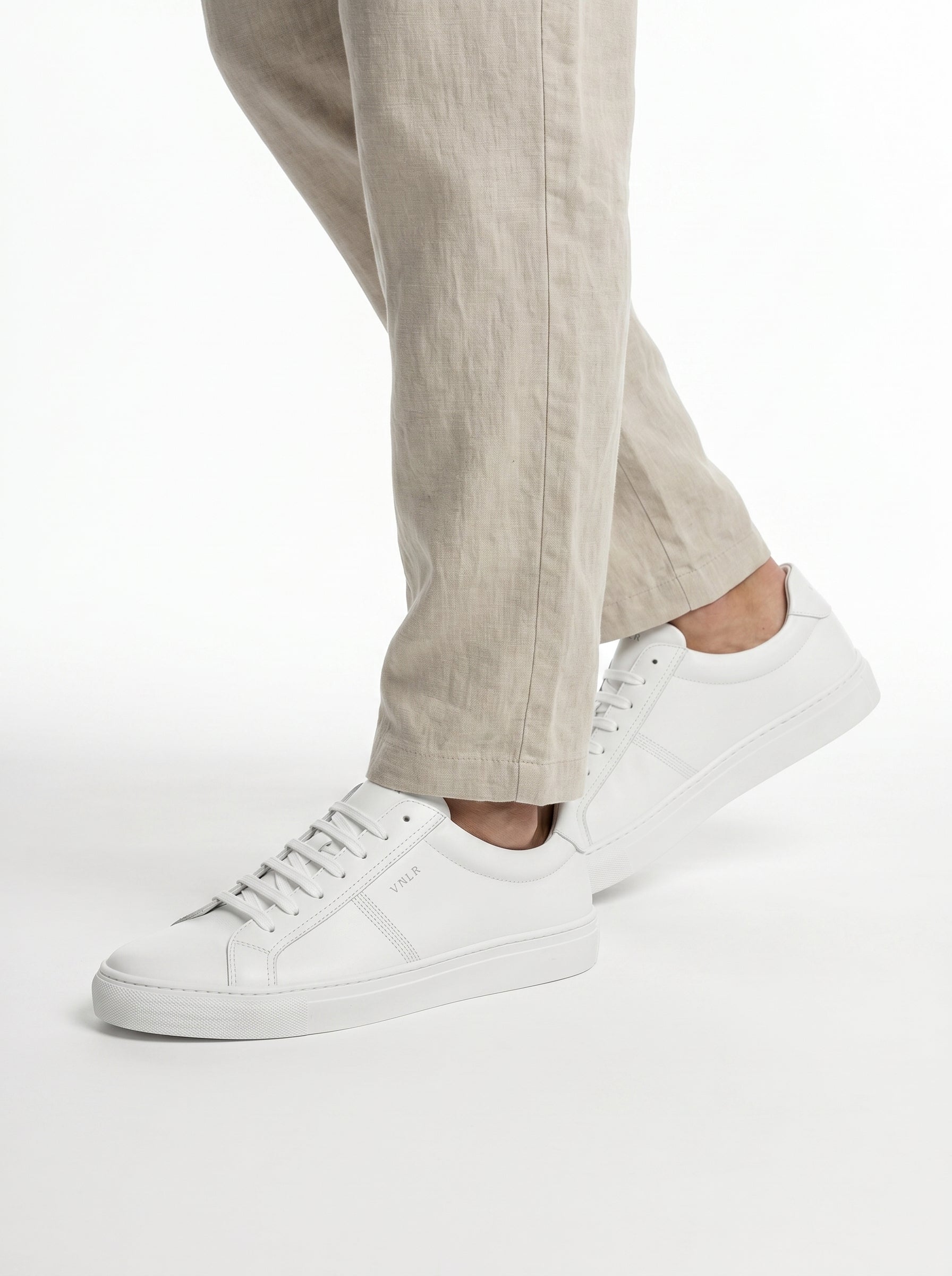 Wit leren Novara loafer