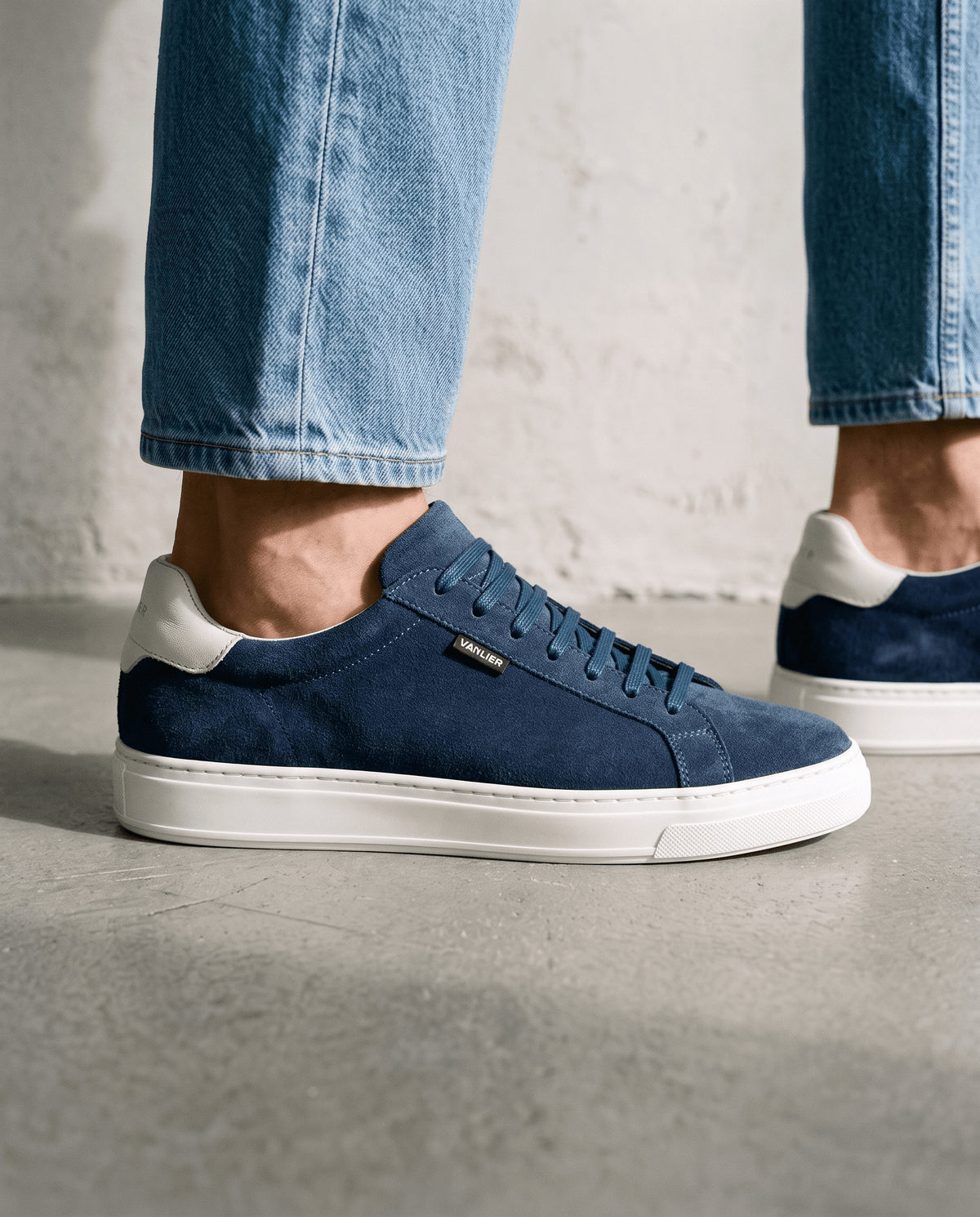 Dunkelblau Wildleder Barossa Sneaker