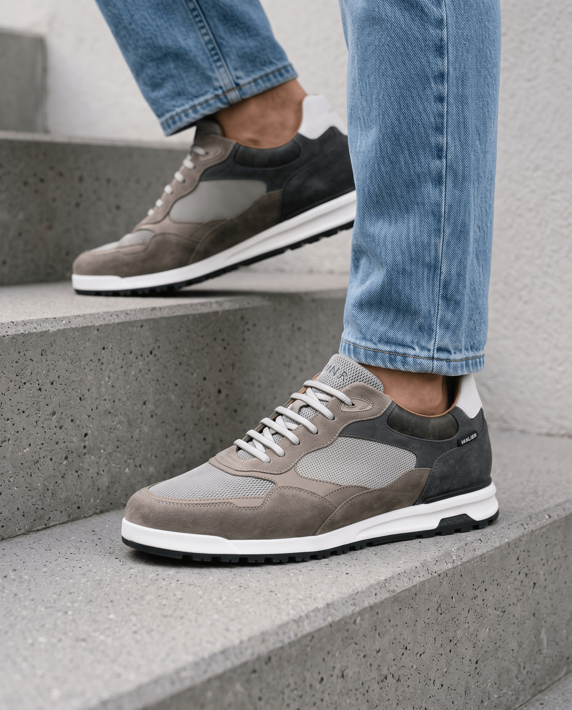 Hell Taupe Kombi Ravello Sneaker