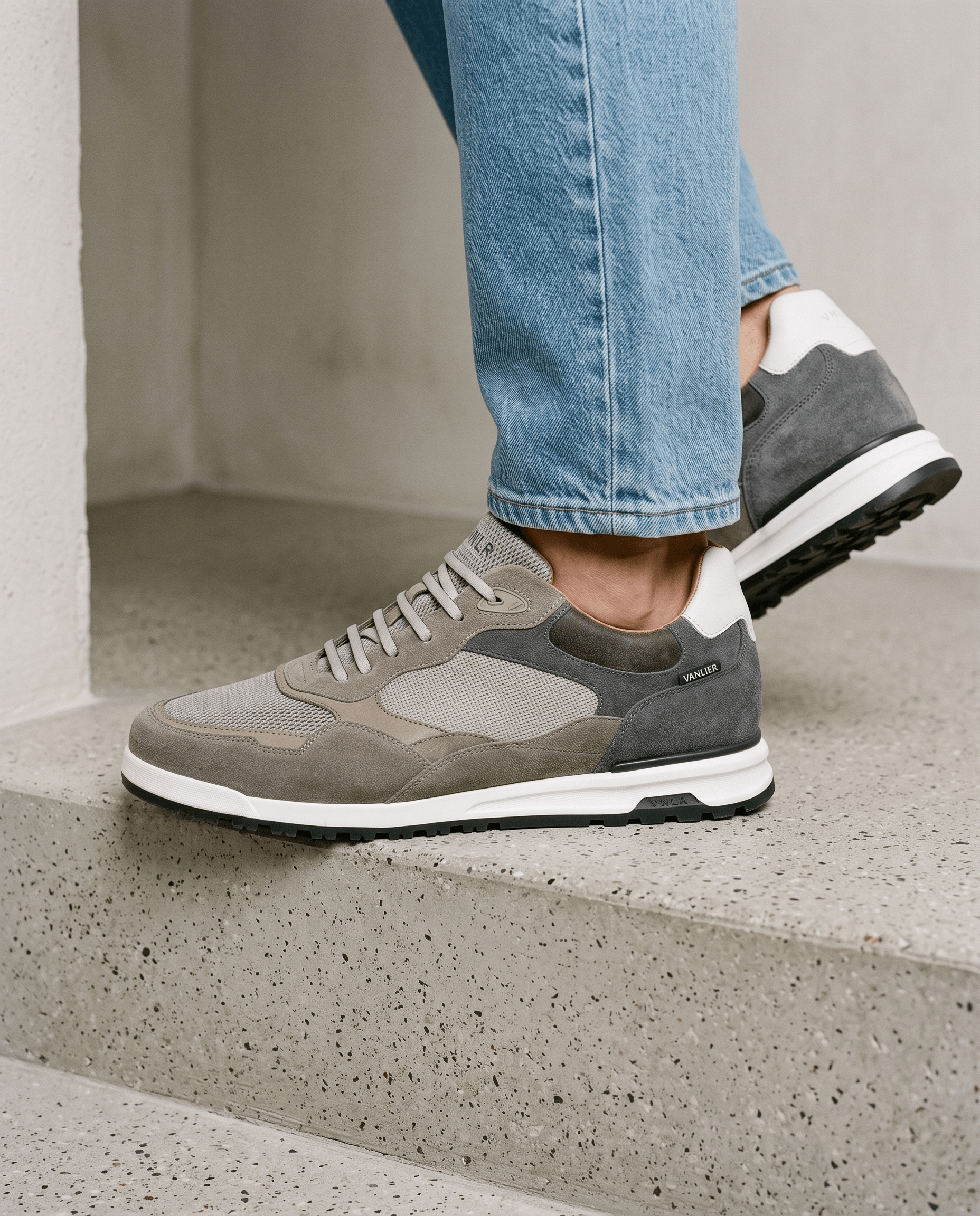 Hell Taupe Kombi Ravello Sneaker