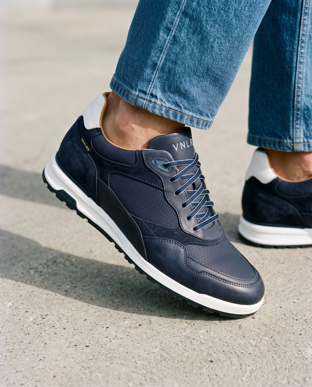 Navy Nubuck Ravello Sneaker