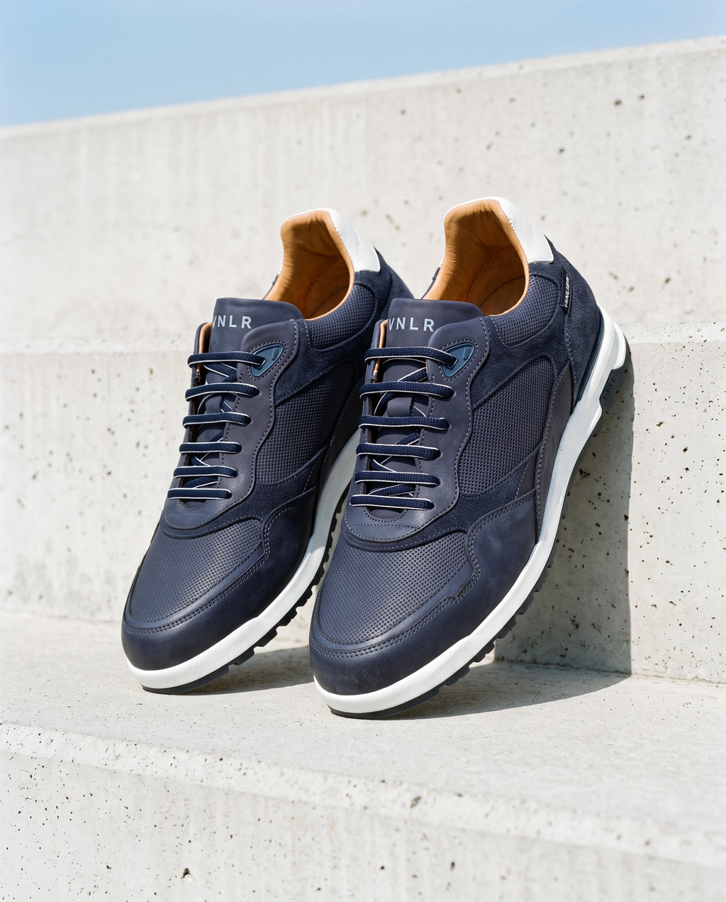Navy Nubuck Ravello Sneaker
