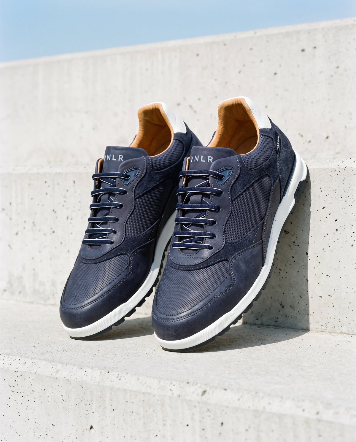 Navy Nubuck Ravello Sneaker