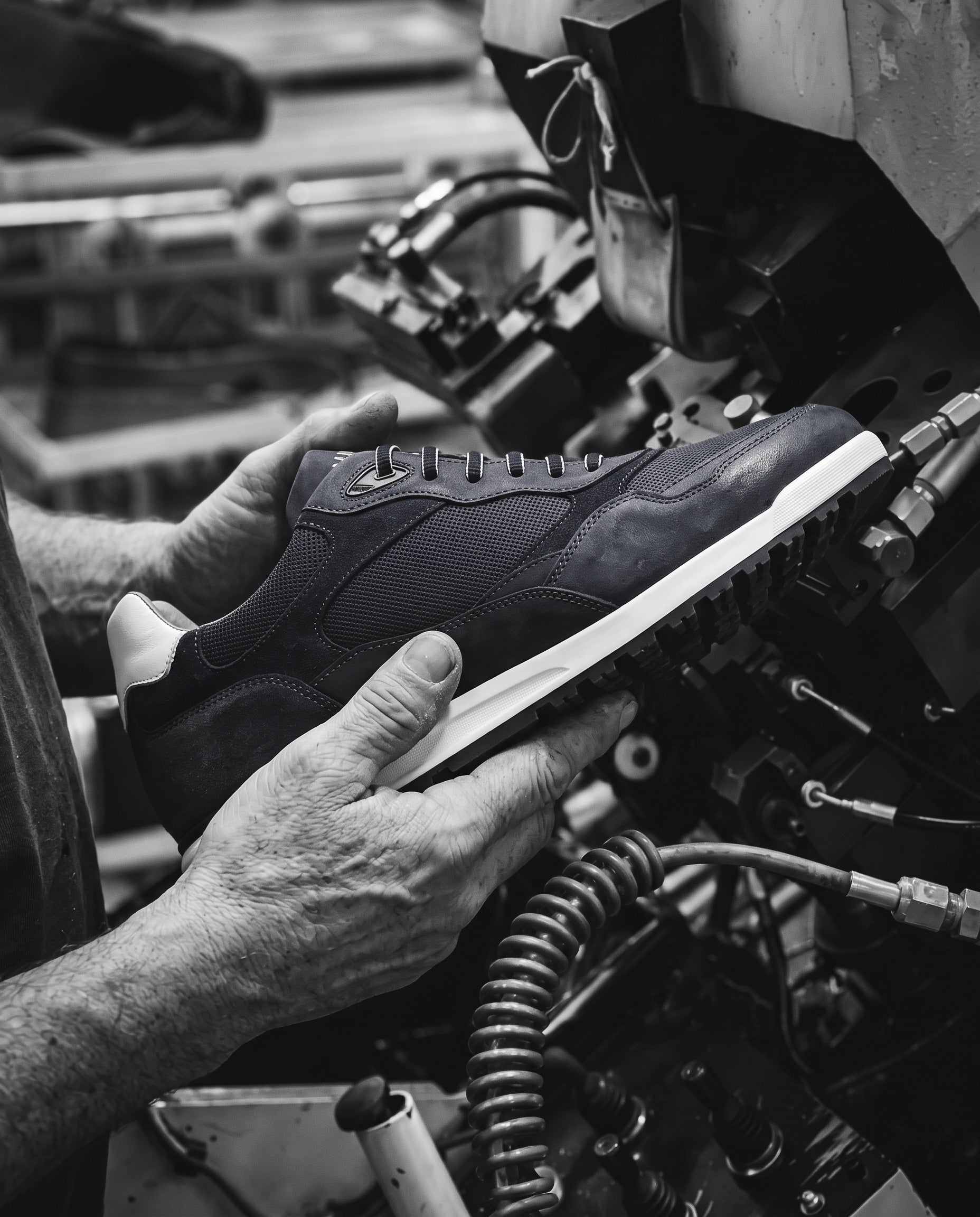 Navy Nubuck Ravello Sneaker