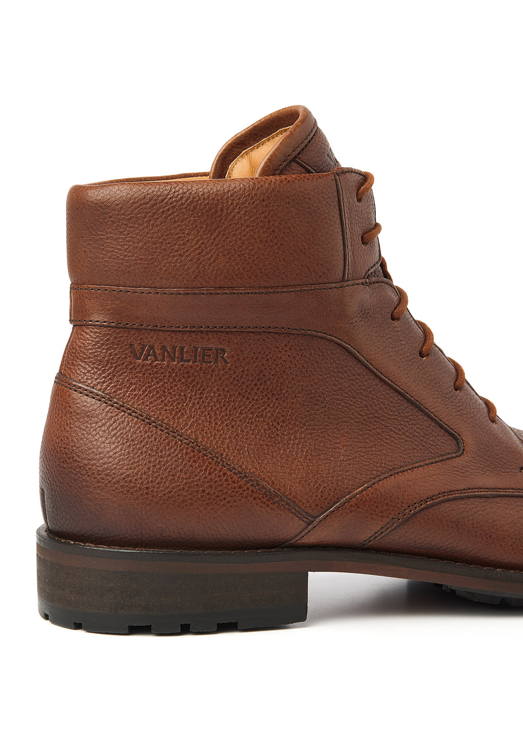 Cognac leren Henry boot