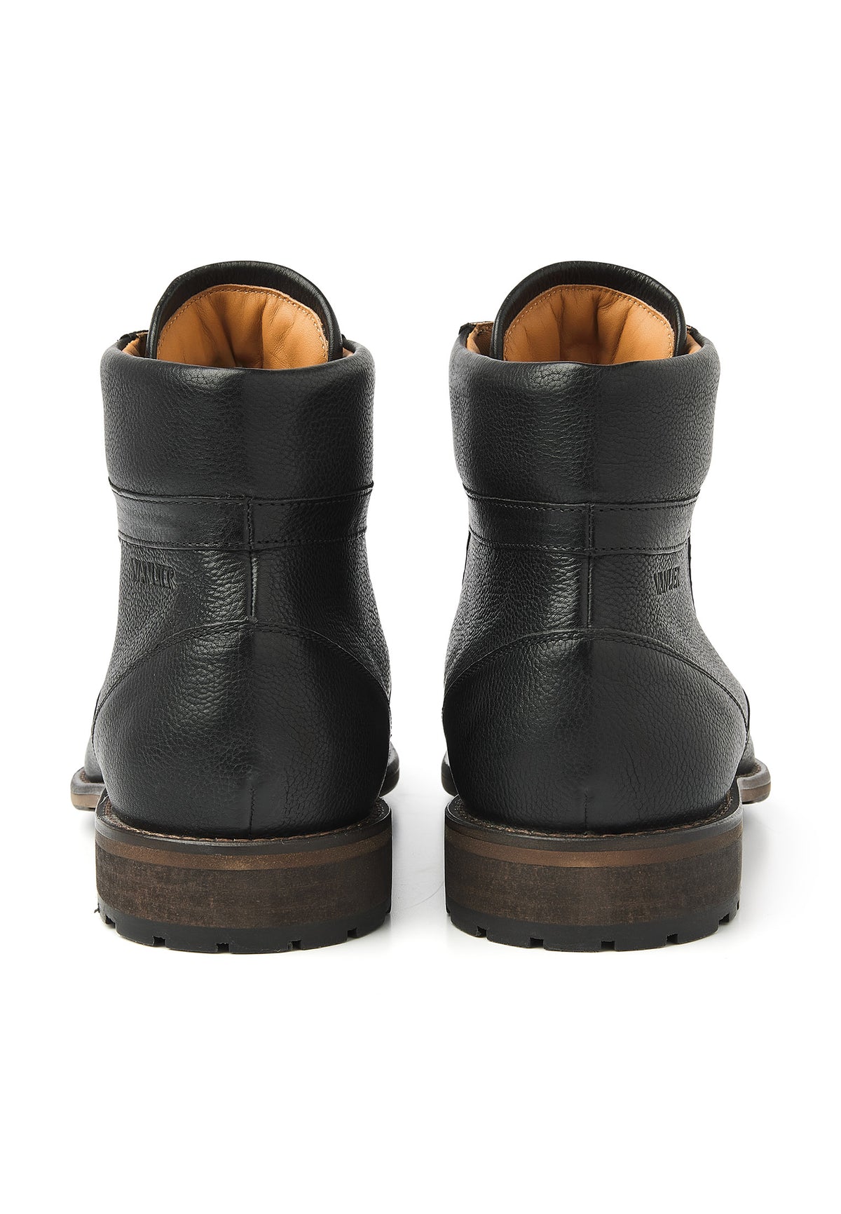 Zwart leren Henry boot
