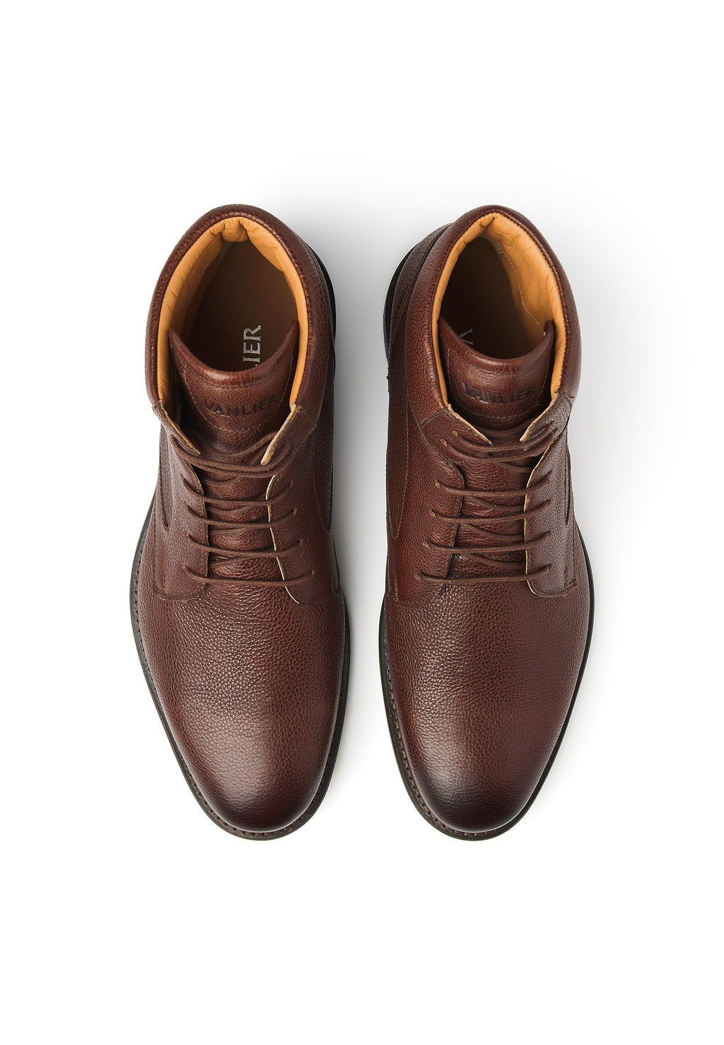 Donkerbruin leren Henry boot