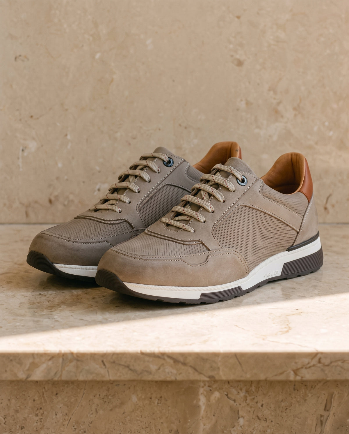 Taupe Nubuck Positano Sneaker