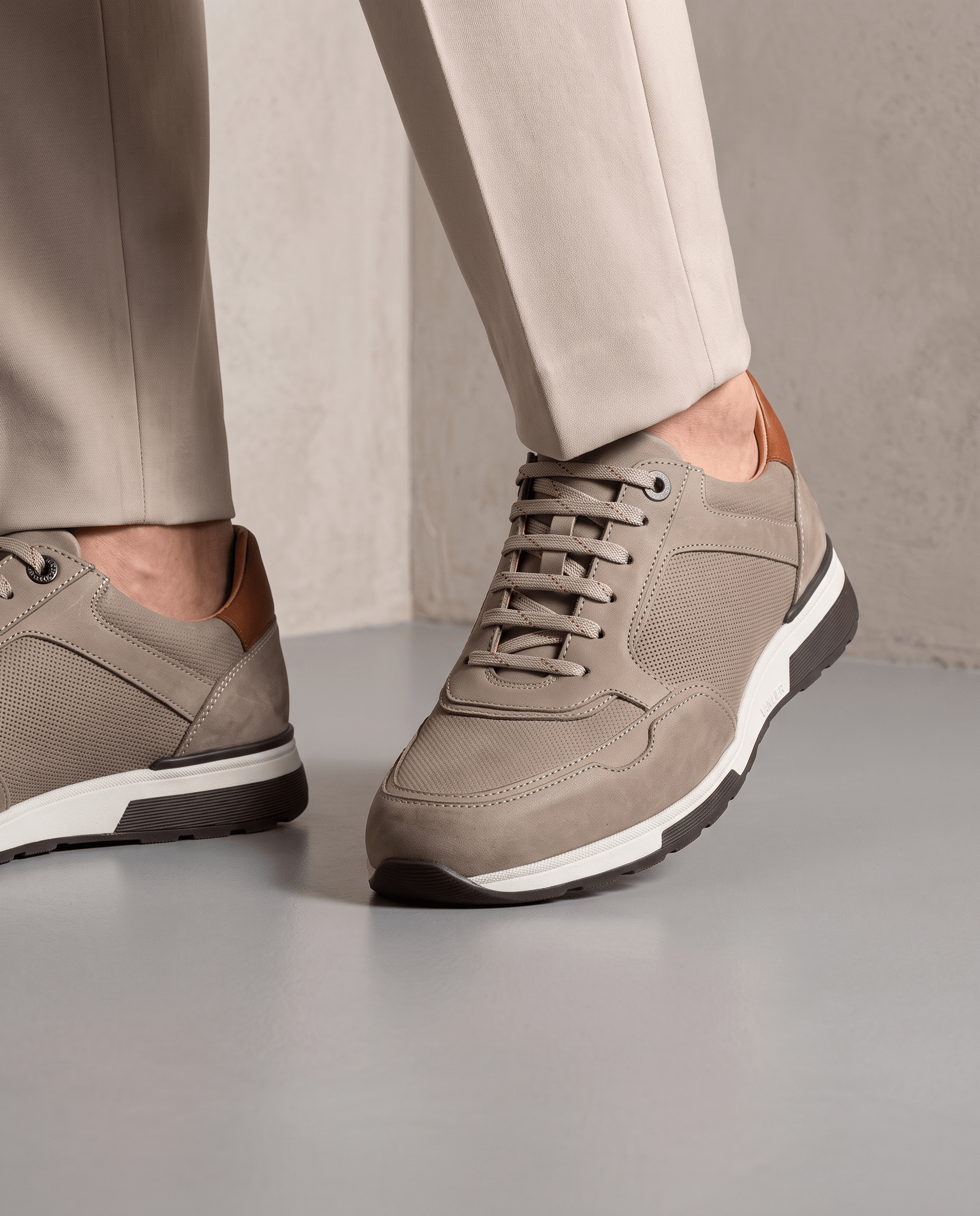 Taupe Nubuck Positano Sneaker