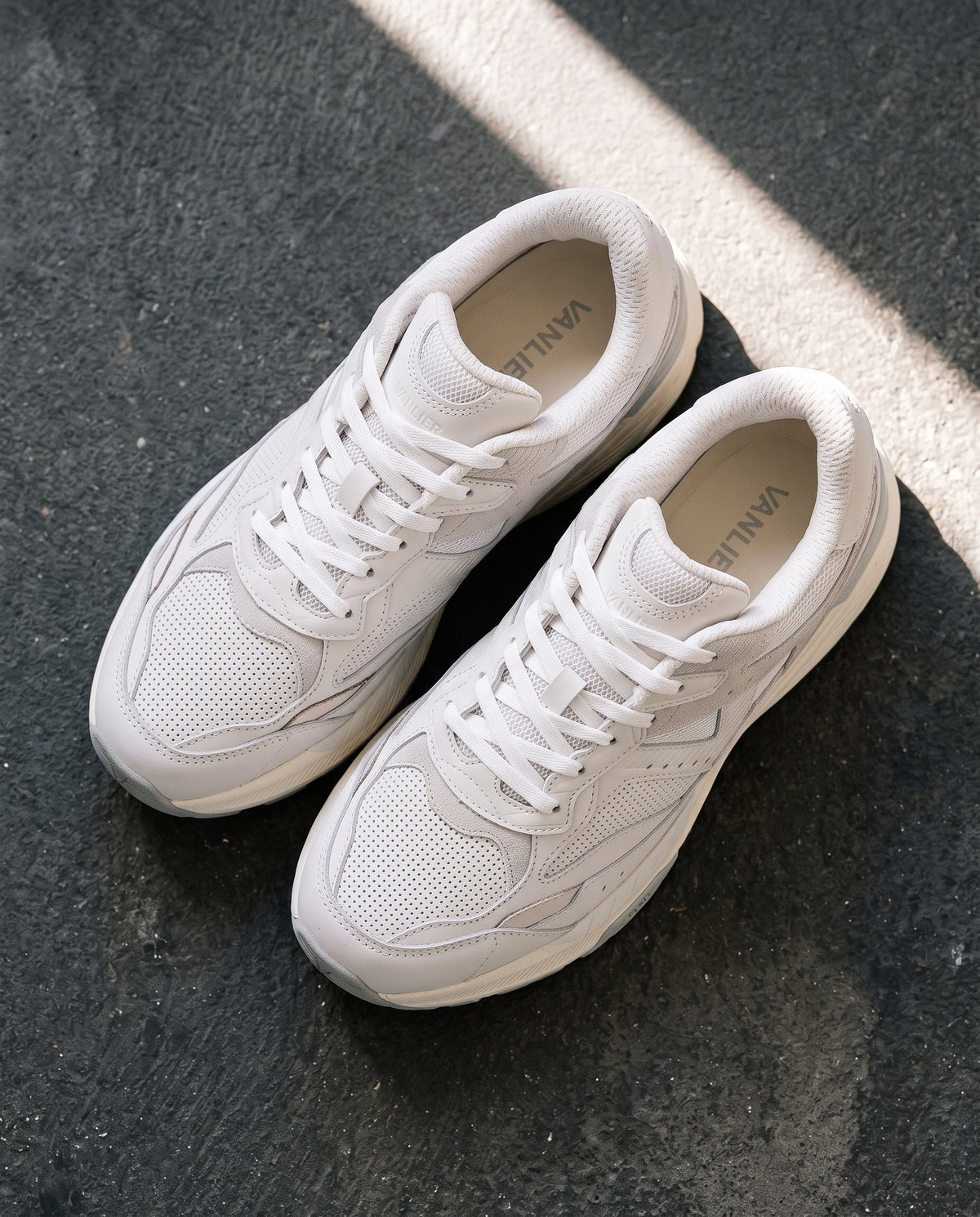 Wit lichtgrijs combi Cosmos sneaker