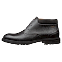 Schuh mit Bern-Schnalle aus schwarzem Glattleder