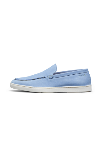 Lugano Loafer aus hellblauem Wildleder
