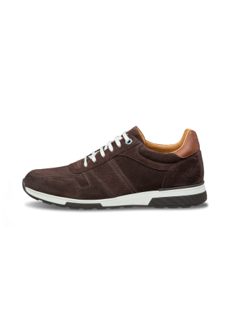 Brauner Positano-Sneaker aus Wildleder von Testa di Moro