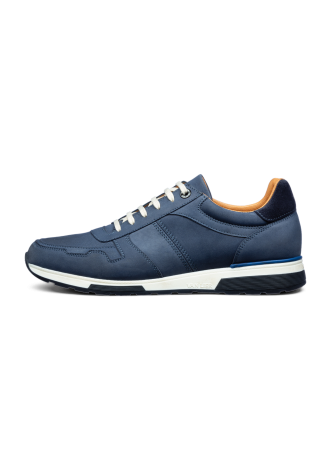 Positano Trainer aus blauem Nubuk