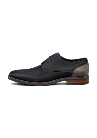 Schwarzer Amalfi-Schnürschuh aus Glattleder