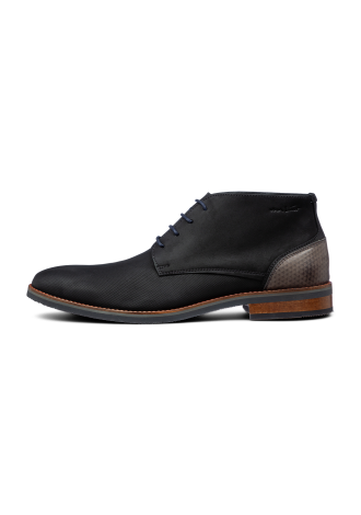 Schwarzer Amalfi-Stiefel aus Glattleder