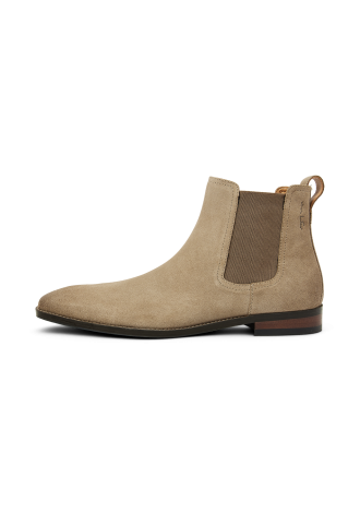 Bregenz Chelseastiefel aus Wildleder in Taupe