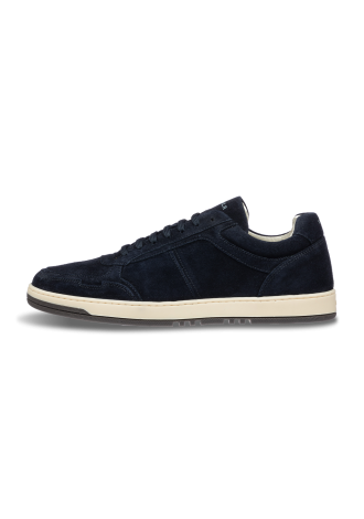 Navy blau Miami-sneaker aus Veloursleder