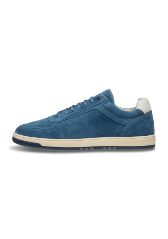 Hell blau Miami-sneaker aus Veloursleder