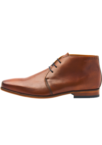 Rhodes Schnürschuhe aus cognacfarbenem Leder