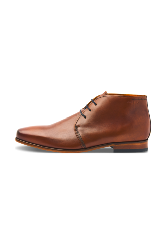 Rhodes Schnürschuhe aus cognacfarbenem Leder