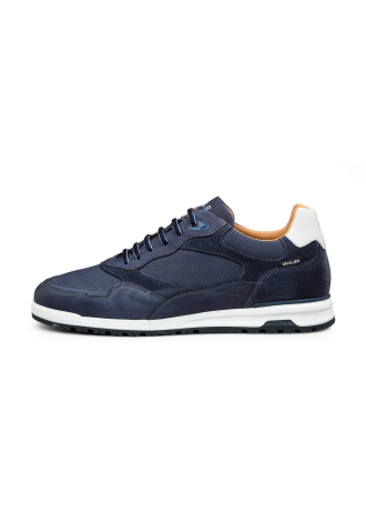Marineblauer Ravello-Sneaker aus Nubukleder