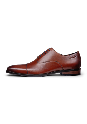 Cognacfarbener Bregenz Schnürschuh