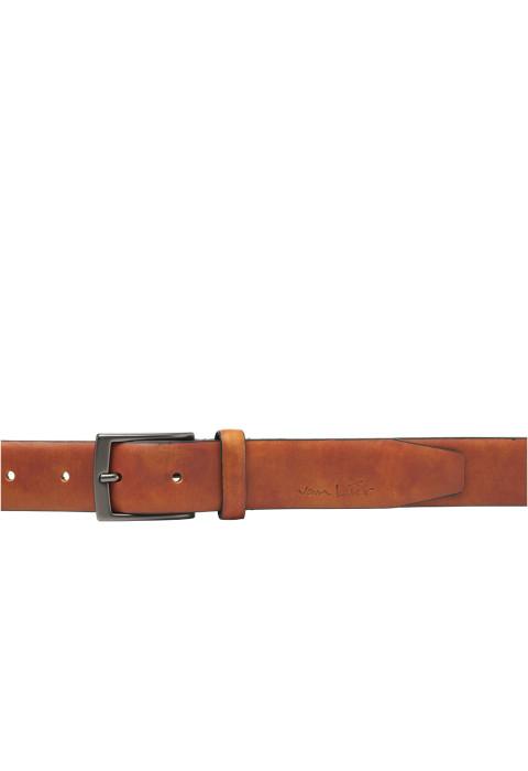 Gürtel aus hellcognacfarbenem Cintura-Moda-Wildleder