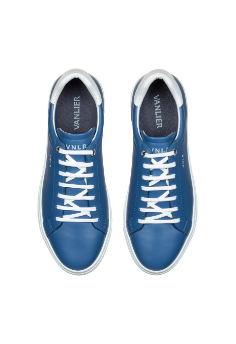 Barossa Trainer aus marineblauem Glattleder