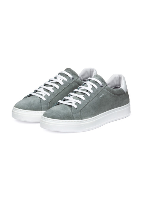 Barossa Trainer aus grau-blauem Wildleder
