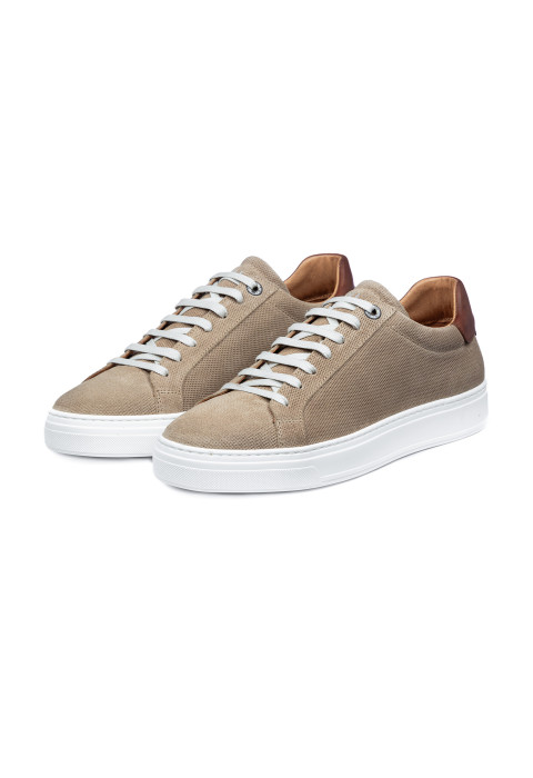 Sand beige Veloursleder Barossa Sneaker
