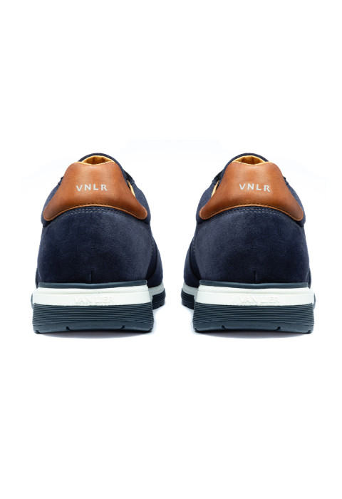 Positano Trainer aus marineblauem Wildleder