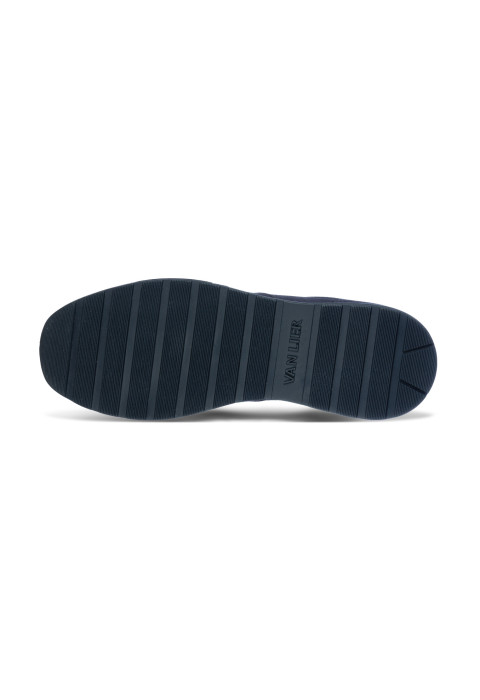 Positano Trainer aus marineblauem Wildleder
