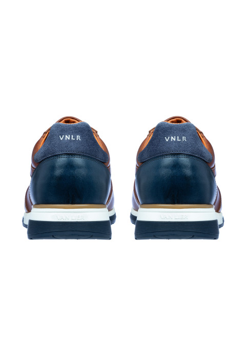 Positano-Sneaker aus hellcognacfarbenem Glattleder