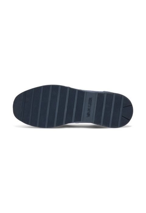 Positano-Sneaker aus metallblauem Wildleder
