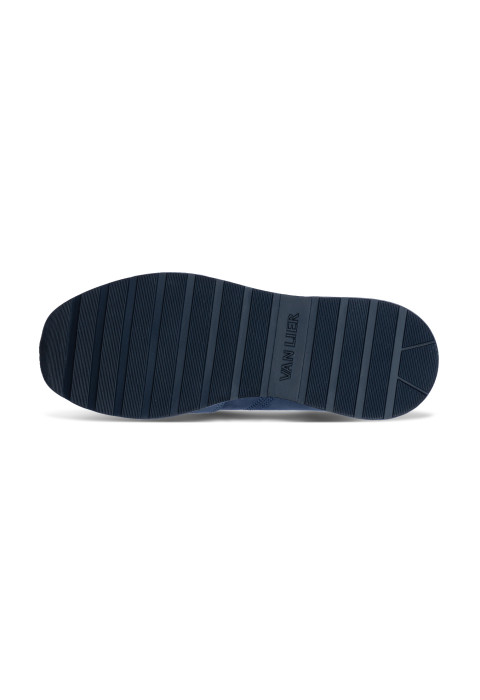 Positano Trainer aus blauem Nubuk