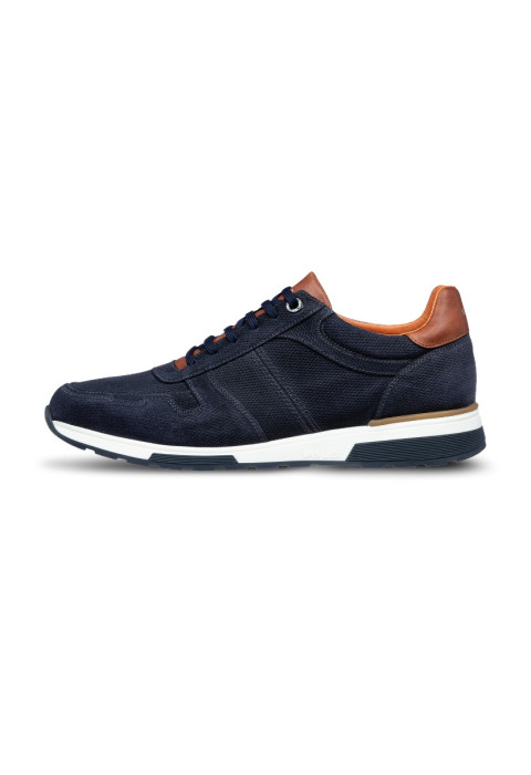 Blauer Positano-Sneaker aus Wildleder