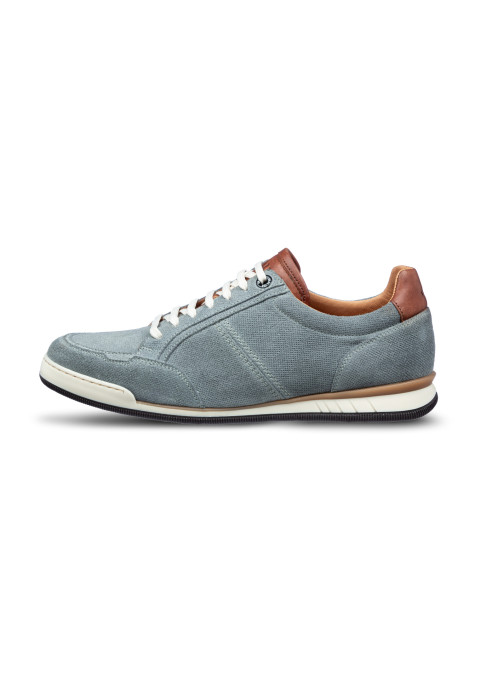 Graublauer Magnus-Sneaker aus Wildleder