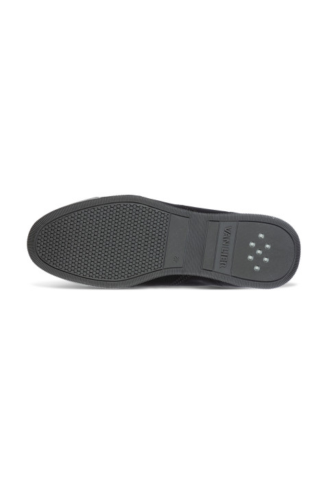 Schwarzer Magnus-Sneaker aus Nubukleder