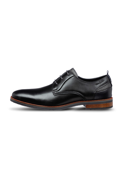 Schwarzer Amalfi-Schnürschuh aus Glattleder