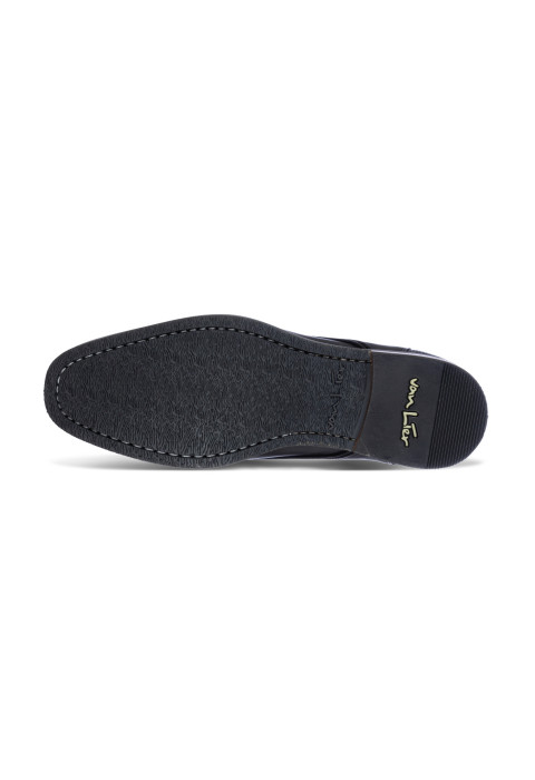 Schwarzer Amalfi-Schnürschuh aus Glattleder