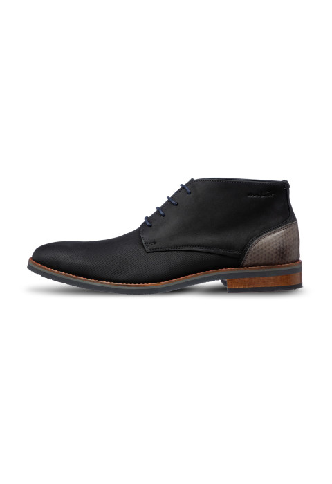 Schwarzer Amalfi-Stiefel aus Glattleder