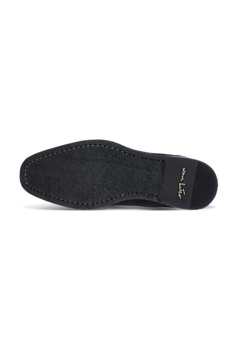 Schwarzer Amalfi-Stiefel aus Glattleder
