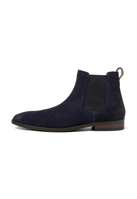 Bregenz Chelsea-Stiefel aus marineblauem Wildleder