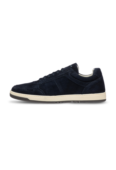 Navy blau Miami-sneaker aus Veloursleder