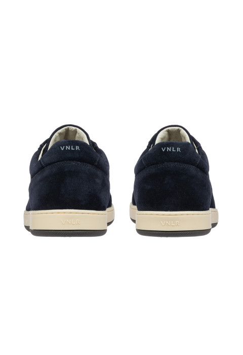 Navy blau Miami-sneaker aus Veloursleder