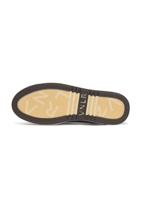 Navy blau Miami-sneaker aus Veloursleder