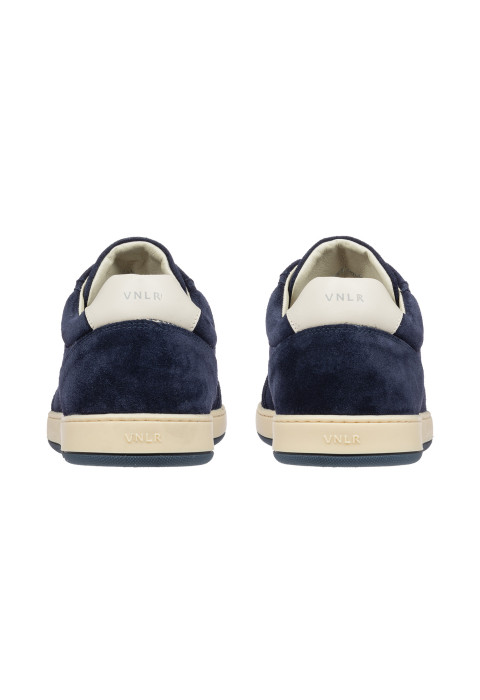 Blau Miami-sneaker aus Veloursleder